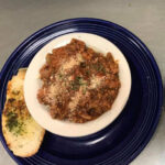 Try our spaghetti in meat sauce another of The Blue Plate daily specials.